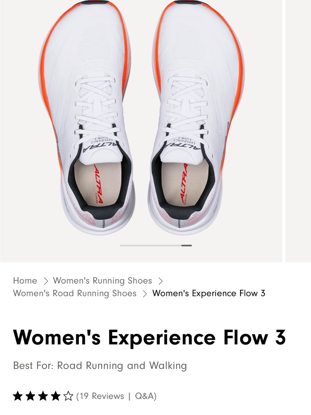Altra Women’s Experience Flow 3 Running Shoes (Size 8)